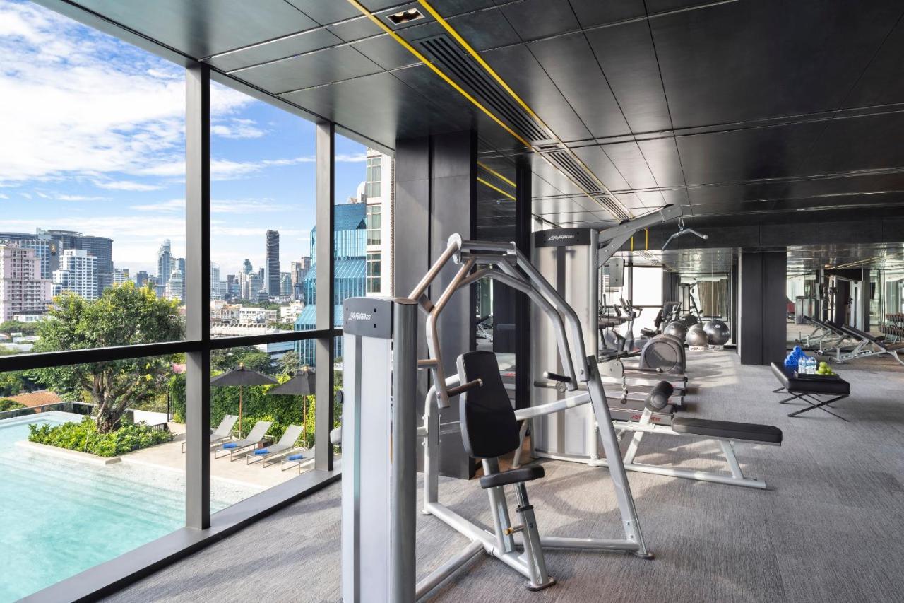 Ascott Embassy Sathorn Bangkok 호텔 외부 사진 The gym at the 1080 Residences